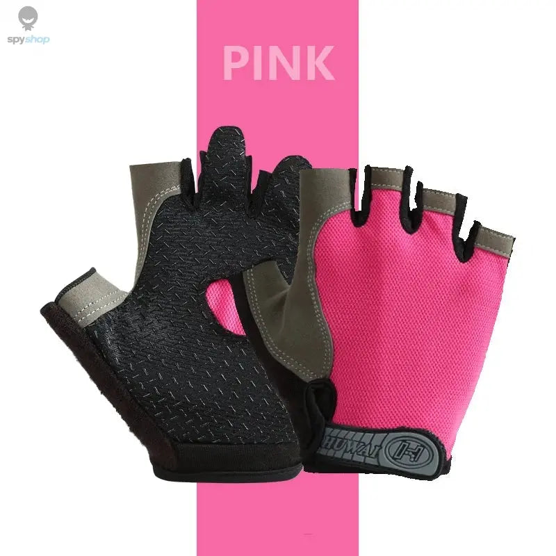 Gym Gloves Fitness Training Fingerless Men Women Bodybuilding Exercise Sports Gloves for Cycling Bicycle Anti Slip Breathable Spy-shop.com