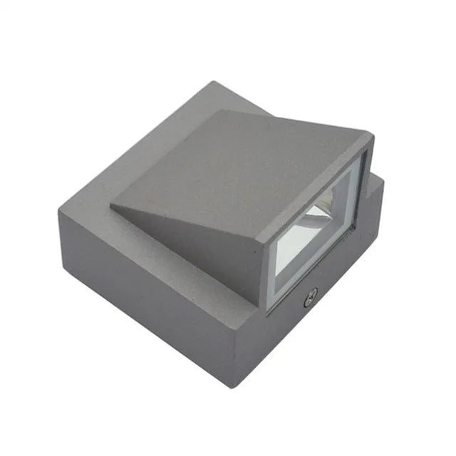 Candeeiro de parede LED para exterior IP65, 5W ou 10W, alumínio