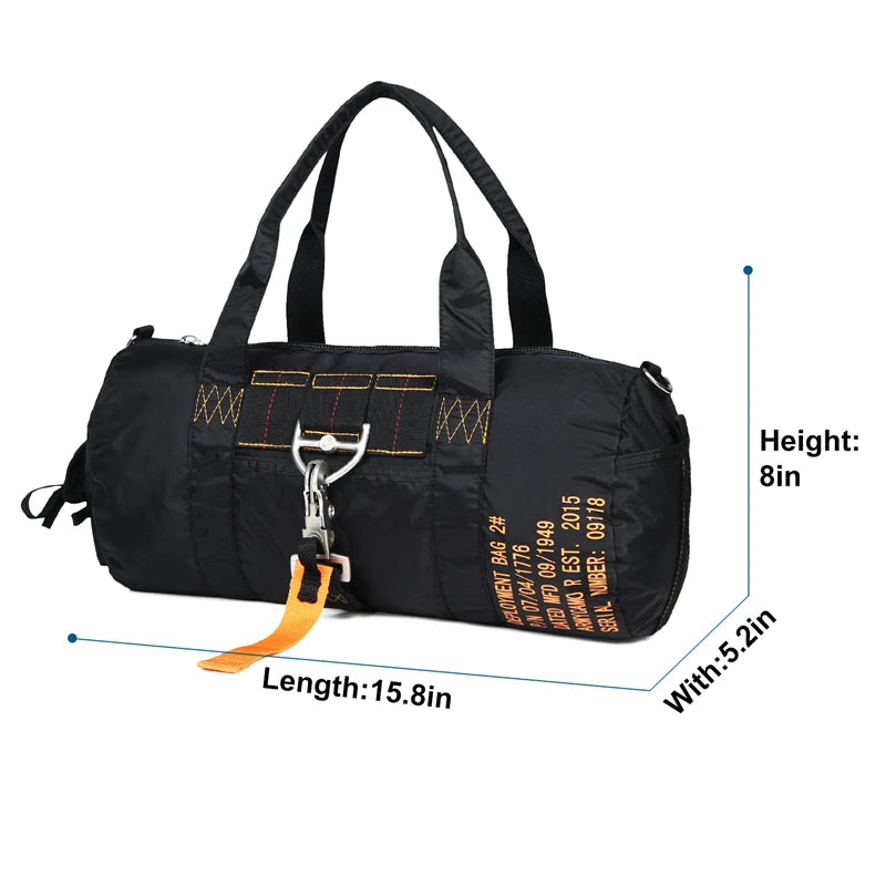 Tactical Duffle Bag Water-Resistant Nylon Travel Gear Bag