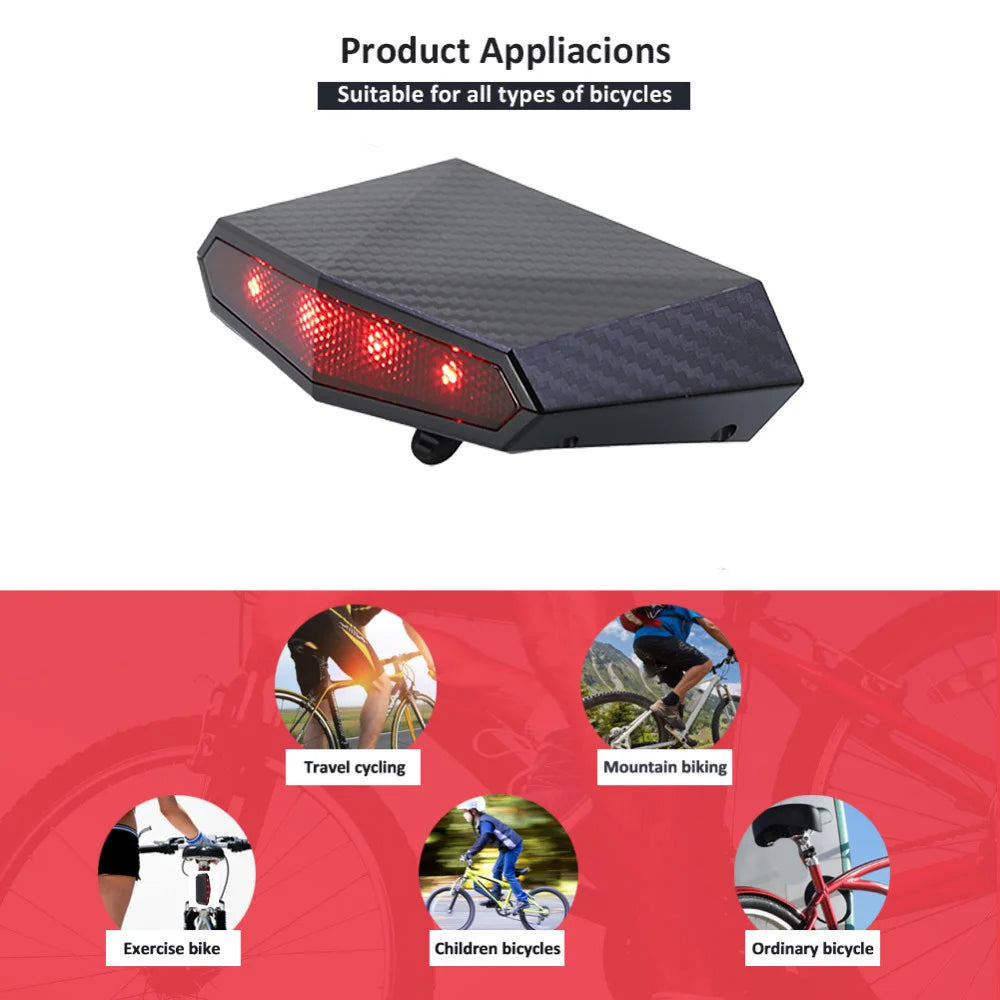 4G Bike GPS Tracker Tail Light with Alarm and App Tracking