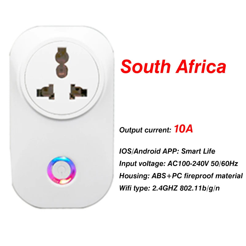 Wi-Fi Smart Plug with Energy Monitoring - Plug Options