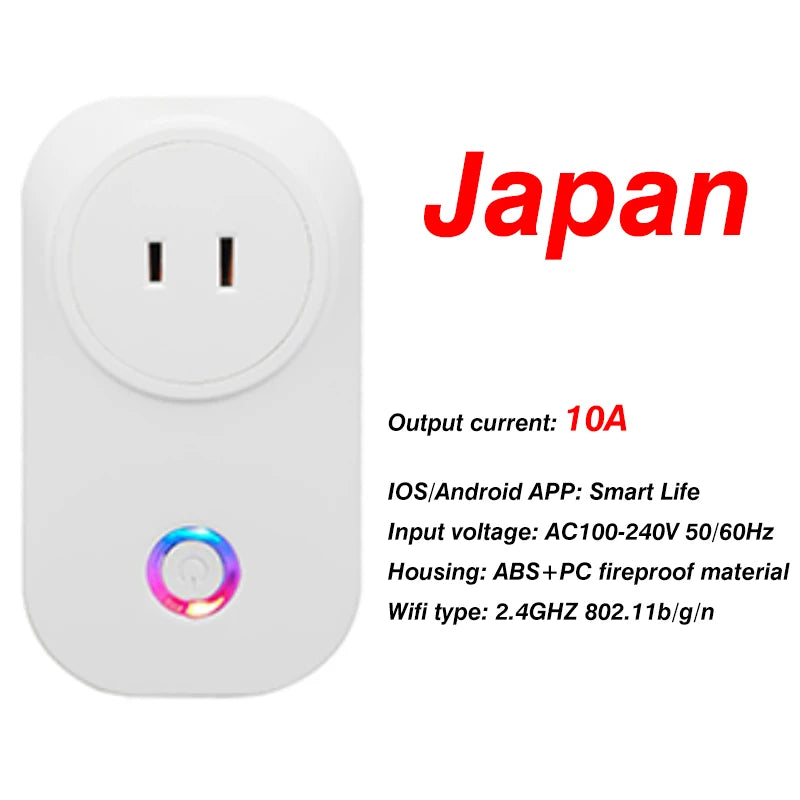 Wi-Fi Smart Plug with Energy Monitoring - Plug Options