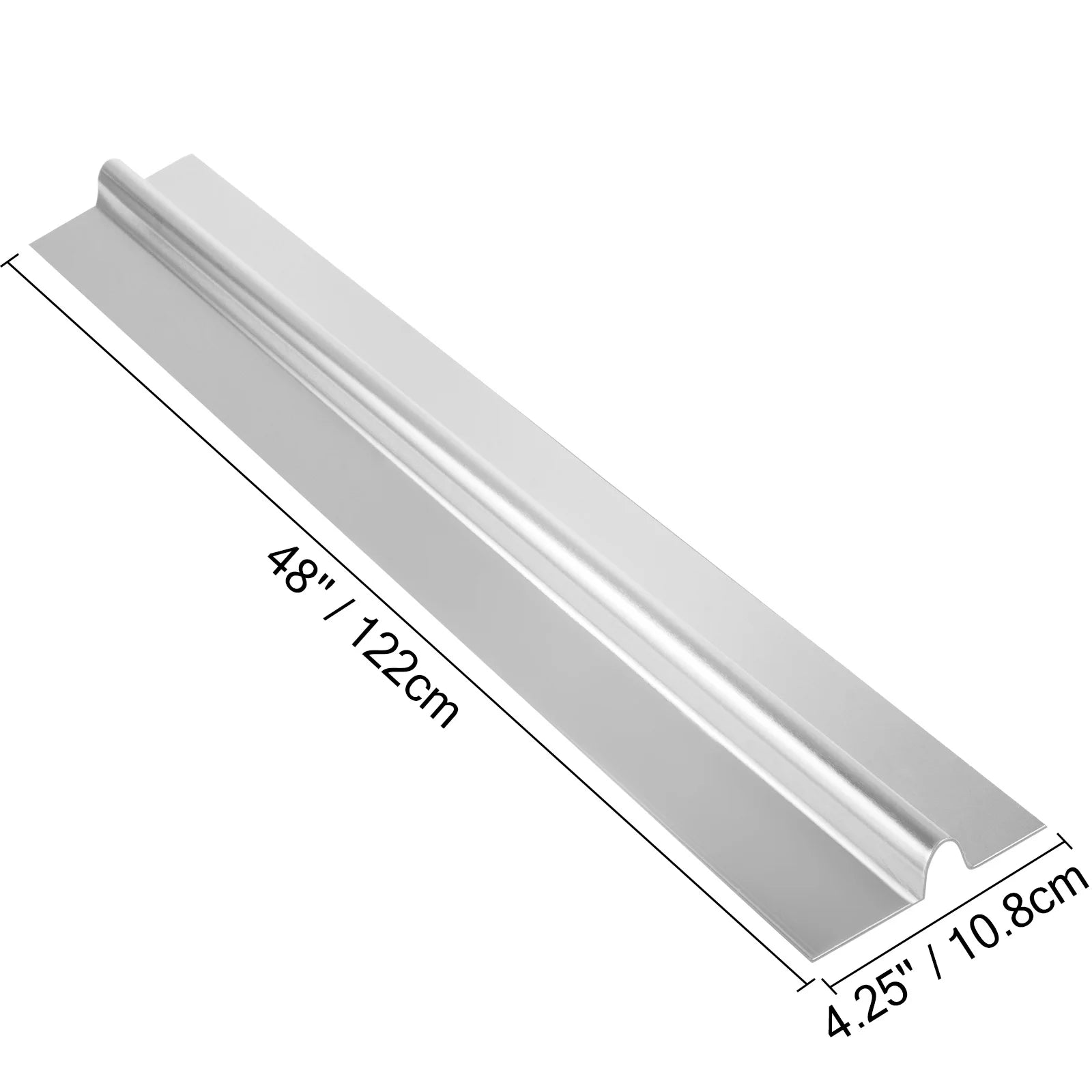 4FT Aluminum Heat Transfer Plates for 1/2" PEX Radiant Floor Heating