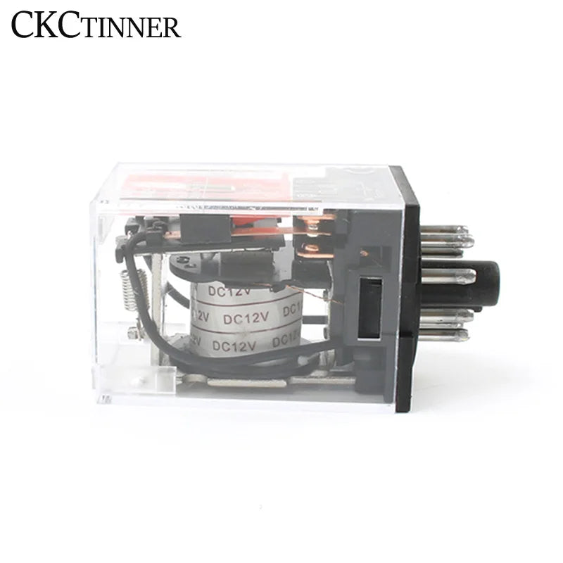 Relé eletromagnético MK2P de 8 pinos com base PF083A
