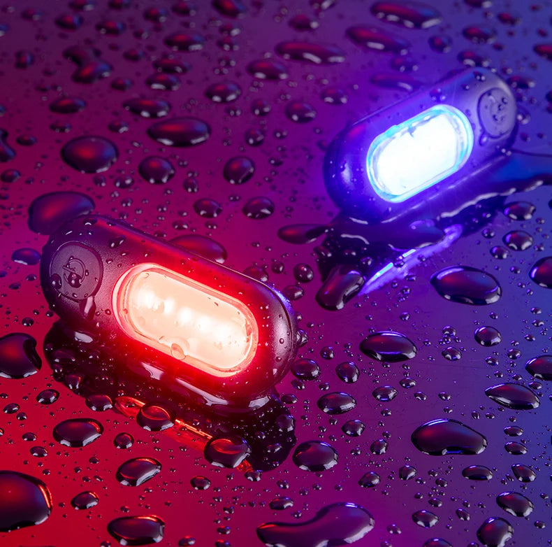 USB Rechargeable Bicycle Rear Light, 5 Modes