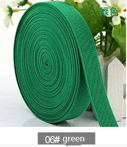 15/20/25mm Elastisches Band Hoch-elastisches Gummiband Elastische Schnur DIY Spitzenkanten Näherei Taille Gürtel Bekleidungszubehör