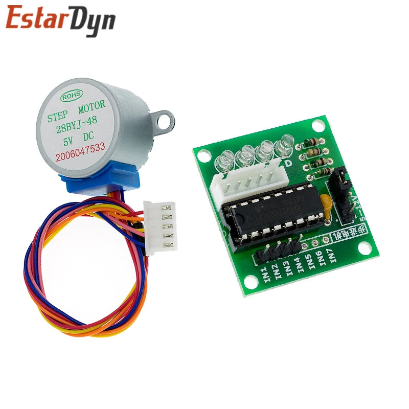 Moteur pas à pas 28BYJ-48 5V avec options de carte pilote ULN2003