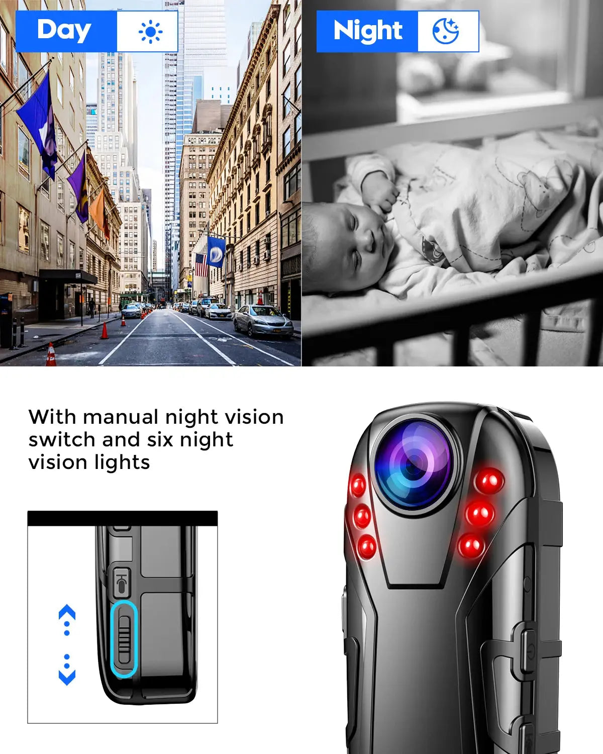 Boblov L02 1080P Infrared night vision Full HD Lens Mini Camera Dash Cam Small Camcorder 125 degrees wide angle Bodycam Police Spy-shop.com