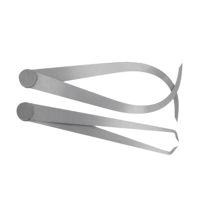 Inside and Outside Steel Pottery Calipers, Two-Piece Set