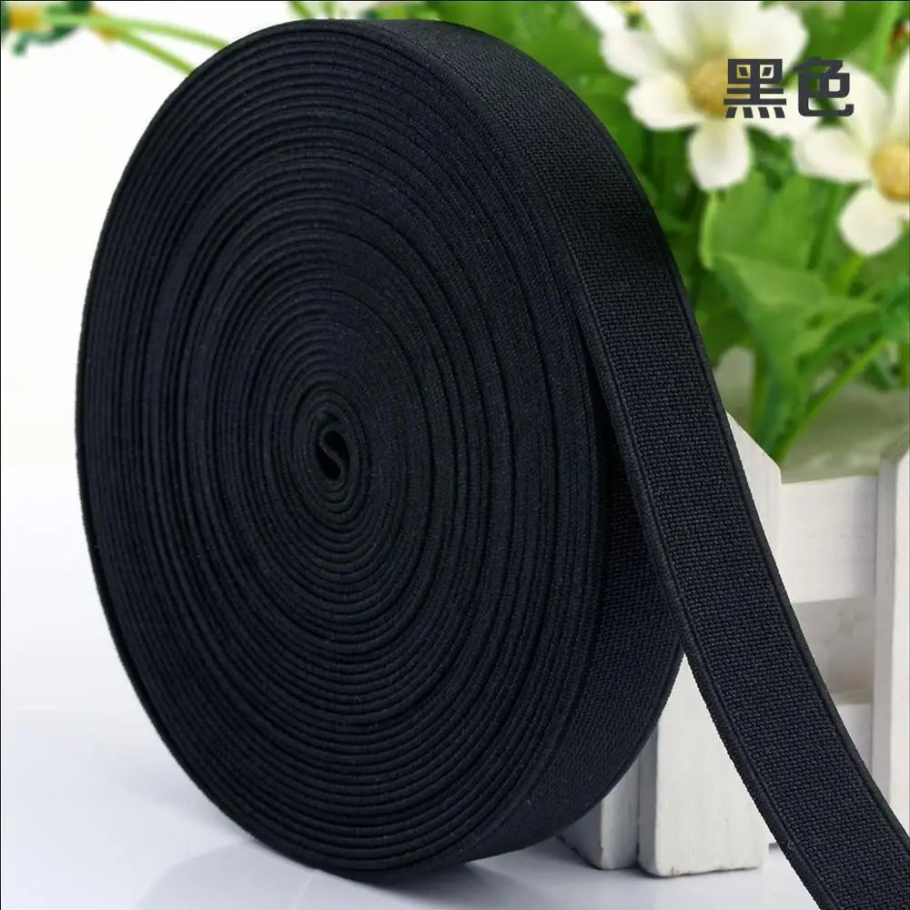 15/20/25mm Elastisches Band Hoch-elastisches Gummiband Elastische Schnur DIY Spitzenkanten Näherei Taille Gürtel Bekleidungszubehör