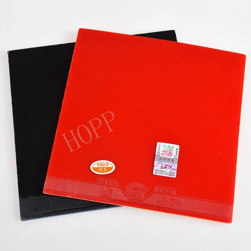 Caoutchouc Pips-In pour Table-Tennis avec Éponge – Rouge ou Noir