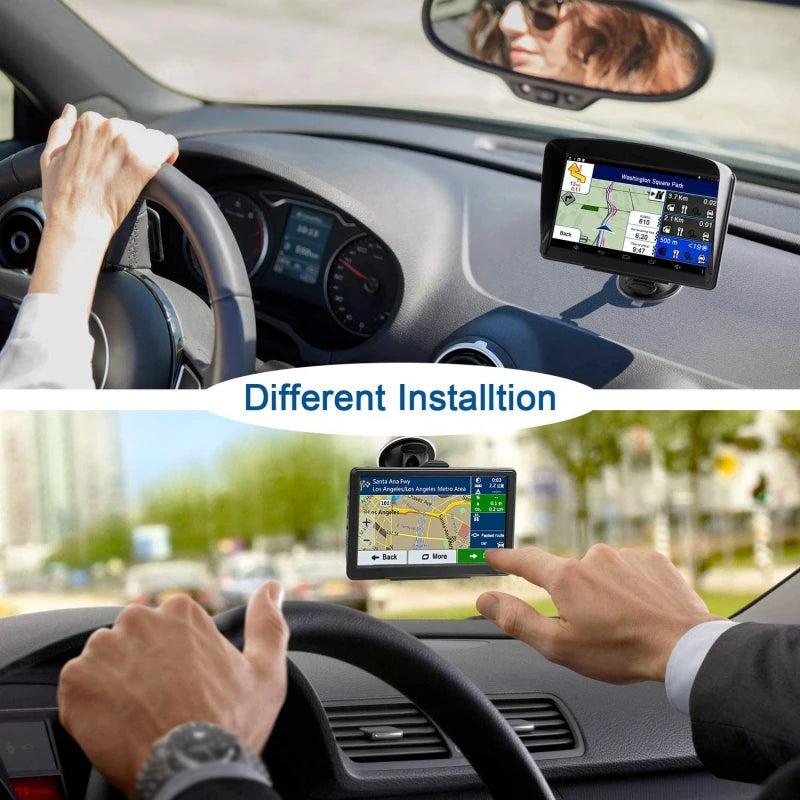 Navigație GPS pentru mașină/cutie 7.0" ecran tactil FM+8GB hartă în Europa, Australia, America, Inclusă gratuit