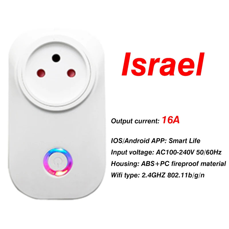 Wi-Fi Smart Plug with Energy Monitoring - Plug Options