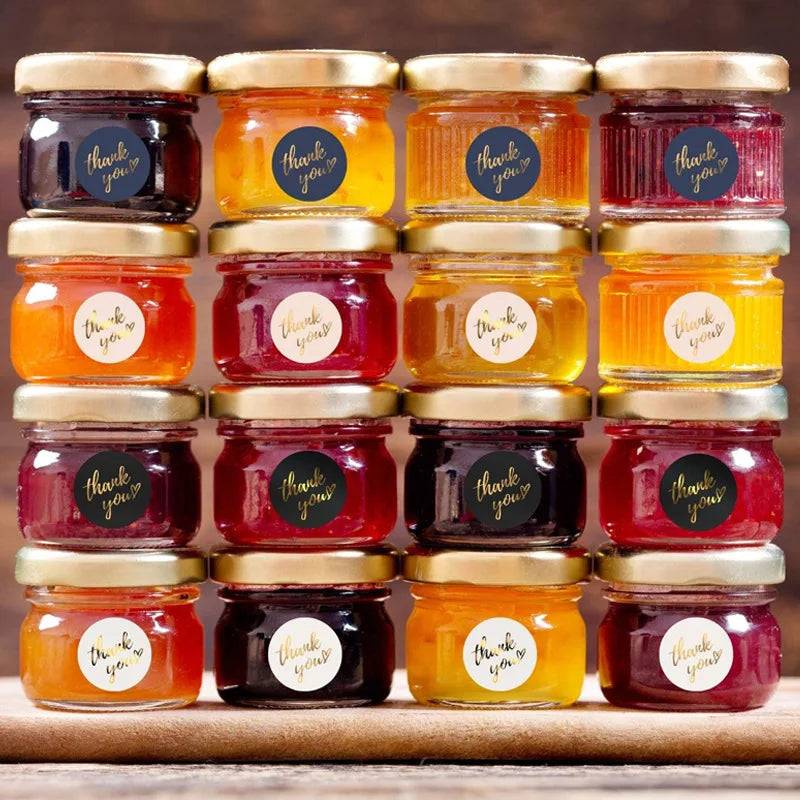 50-500ks 1 palcové modré nálepky Ďakujem na uzatváranie obálok štítky kancelárske potreby ručne vyrobené svadobné darčekové dekoračné nálepky