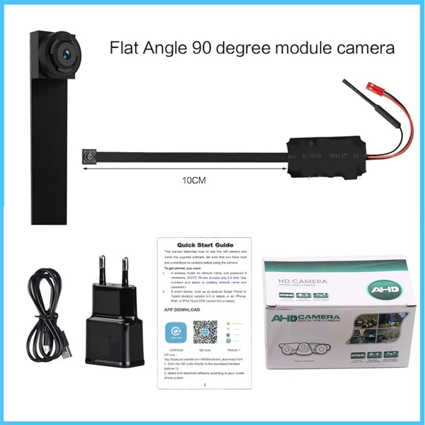 Miniaturowa kamera WiFi 1080P z detekcją ruchu i podglądem w aplikacji