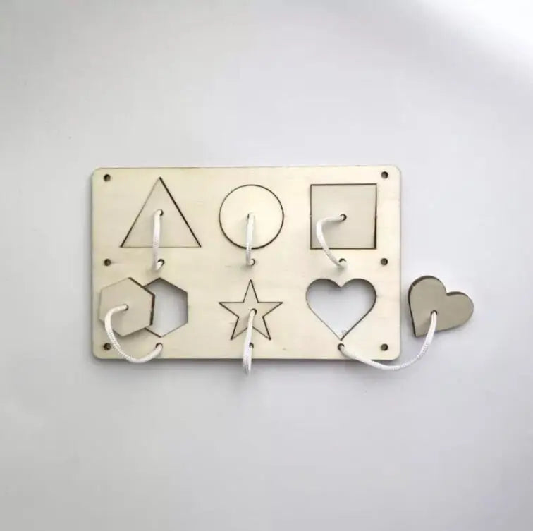 Busy Board Clothes Animal DIY Wooden Accessories Early Learning Toys Busy Board Matching Board Handmade Puzzle Educational Toys