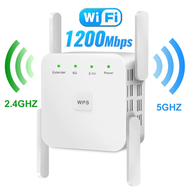 Dual-Band Plug-In Wi-Fi Range Extender