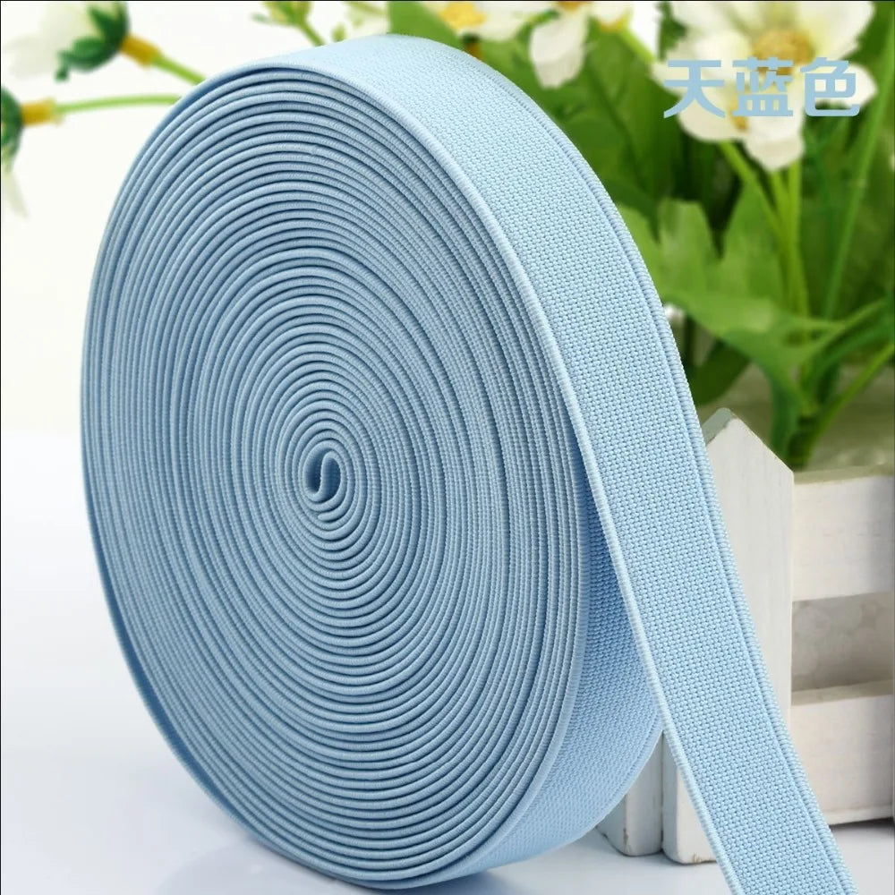 15/20/25mm Elastisches Band Hoch-elastisches Gummiband Elastische Schnur DIY Spitzenkanten Näherei Taille Gürtel Bekleidungszubehör