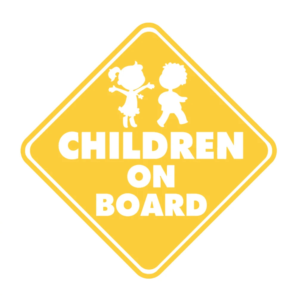 Kinder an Bord Auto-Aufkleber – Diamantendesign