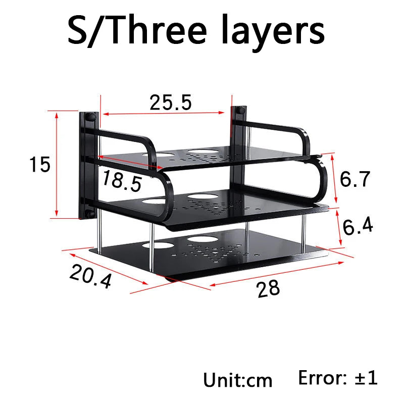 Metal Wall Shelves for Routers and TV Boxes