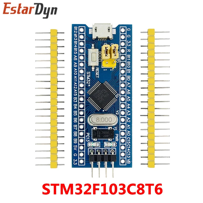 Možnosti vývojovej dosky STM32 a programátora ST-Link V2