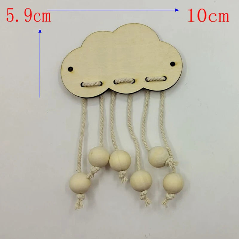 Busy Board Clothes Animal DIY Wooden Accessories Early Learning Toys Busy Board Matching Board Handmade Puzzle Educational Toys