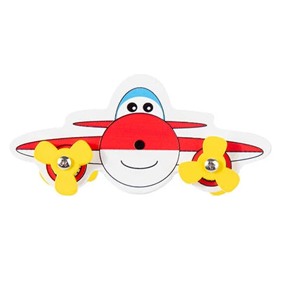 Busy Board Clothes Animal DIY Wooden Accessories Early Learning Toys Busy Board Matching Board Handmade Puzzle Educational Toys