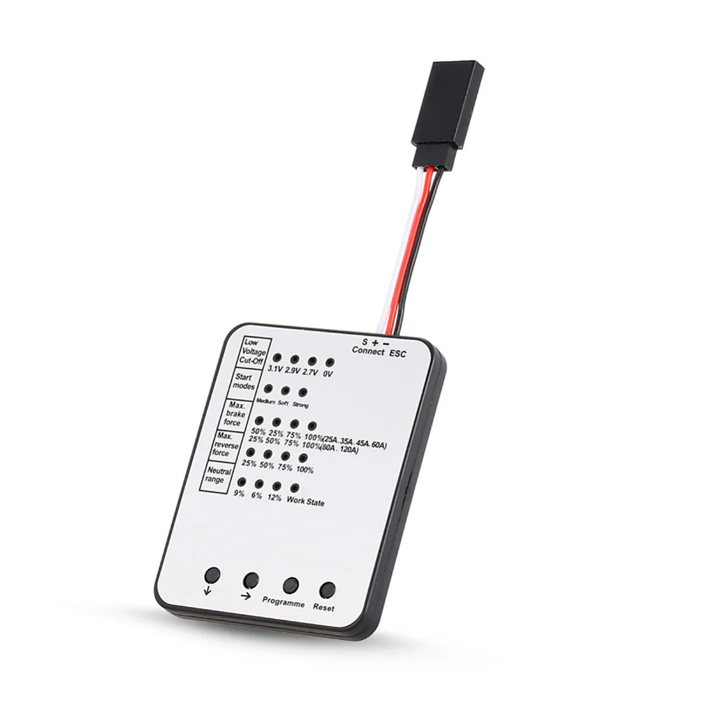 LED Programming Card for Compatible RC Car ESCs