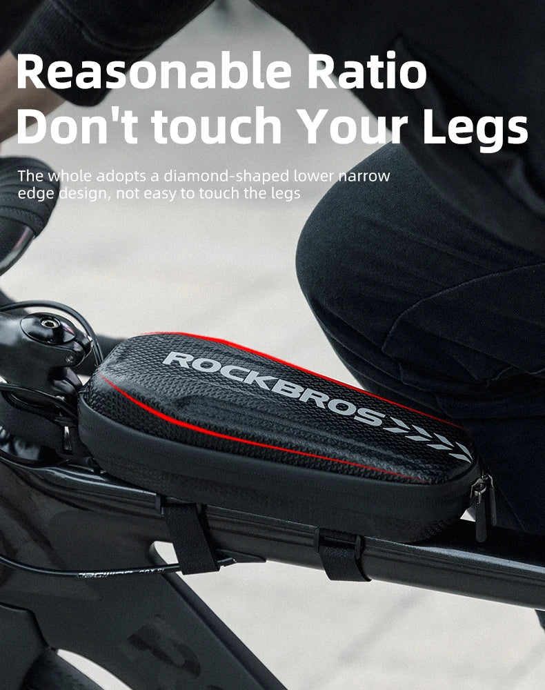 Waterproof Front Frame Bike Bag for MTB and Road Bikes