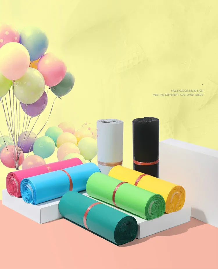 Busta imbottita rosa con design Thank You