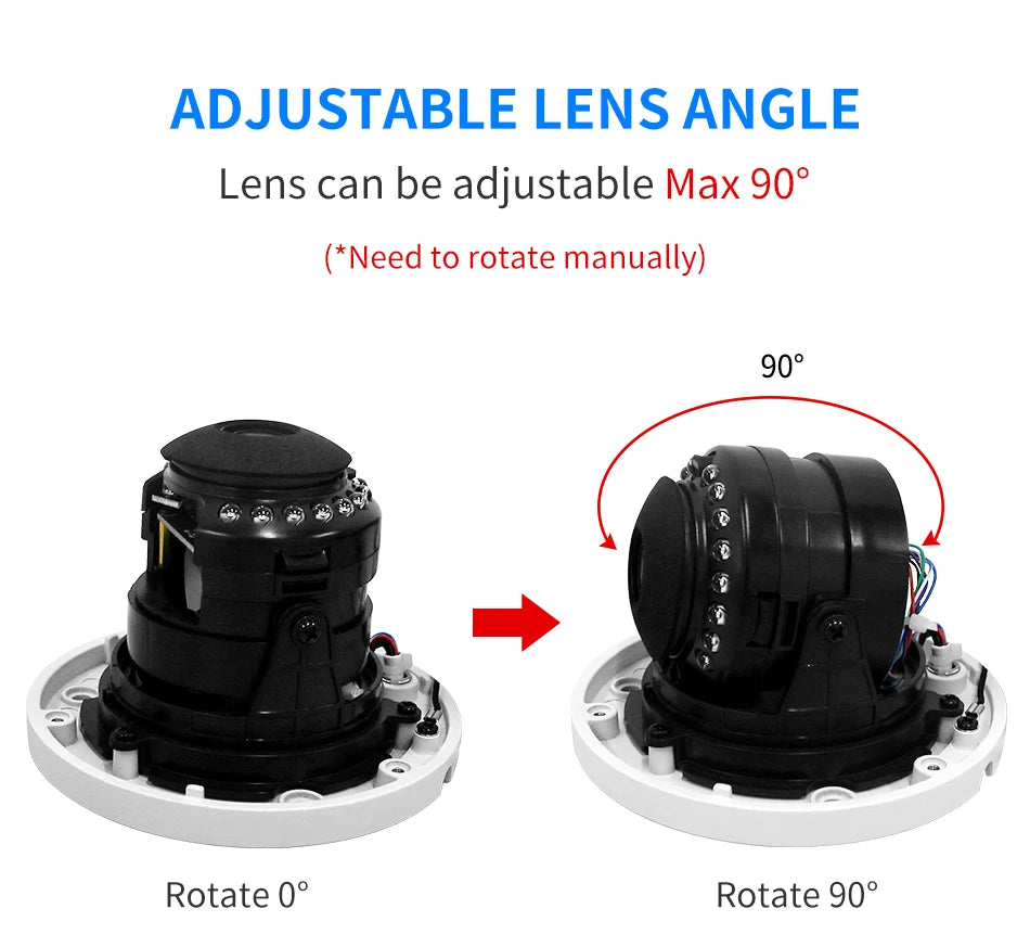 5MP Dome PoE IP Camera with Face Comparison