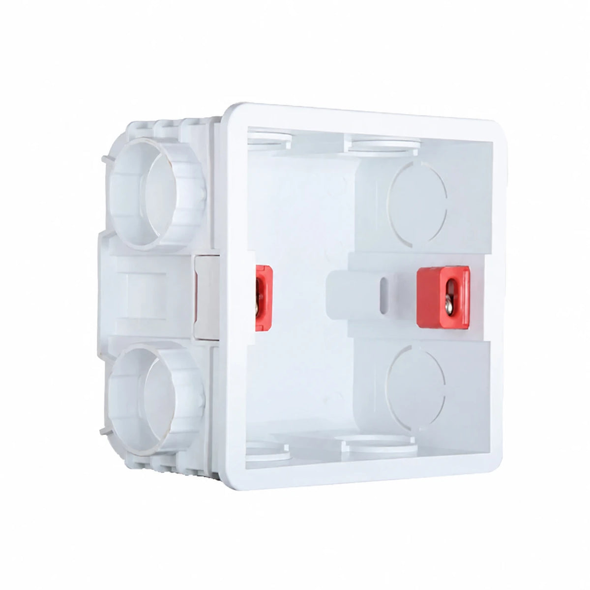 Opções de interruptores de parede modulares L6 em vidro preto