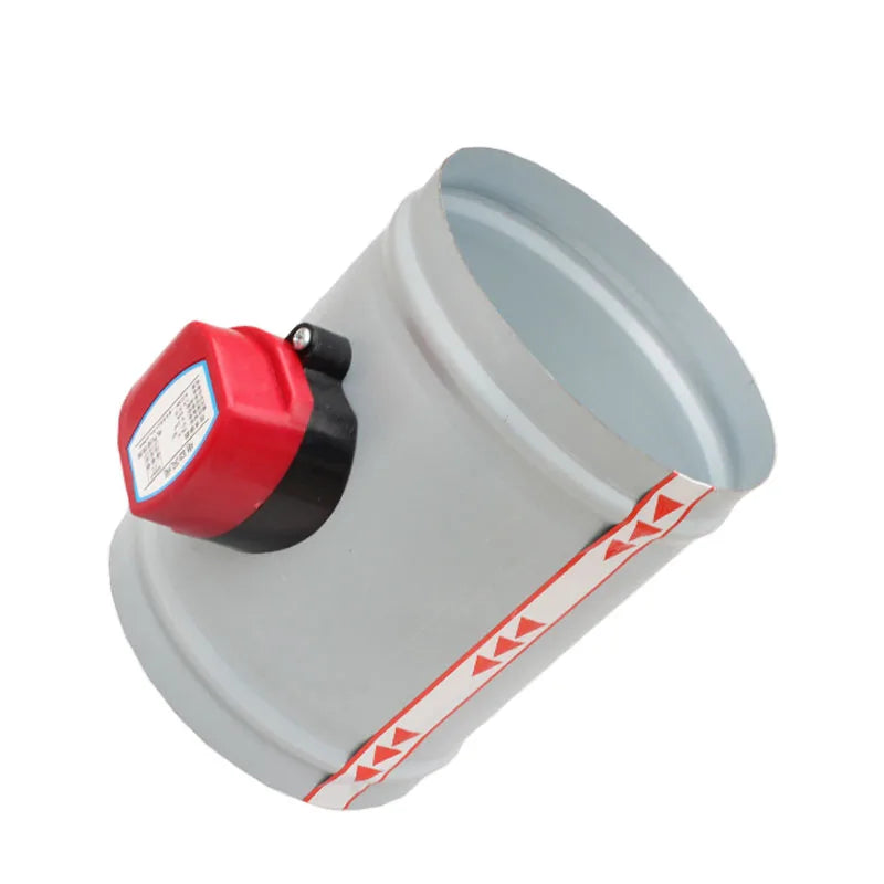 220V gegalvaniseerde motorklep, elektrische luchtklep, gemotoriseerde terugslagklep voor leidingen van 3/4/5/6/8 inch 80/100/125/150/200/250mm