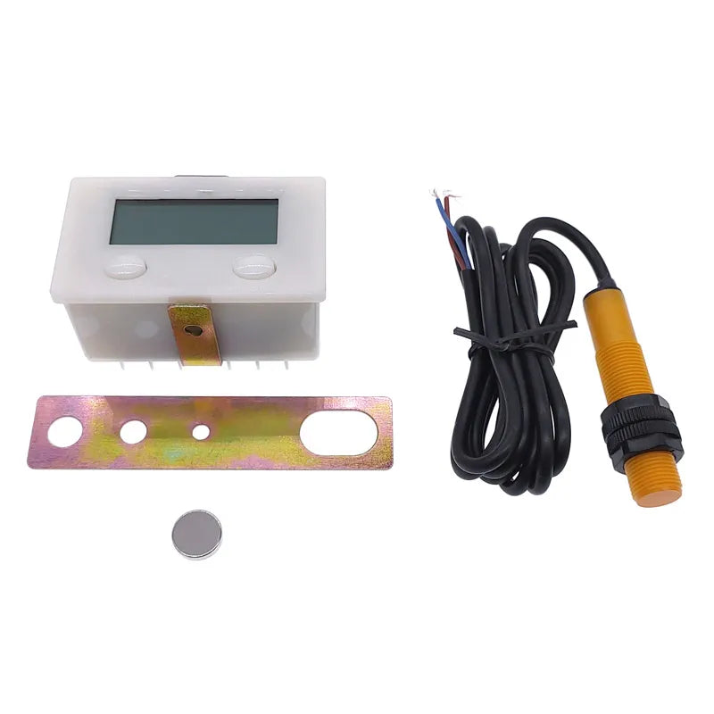 Contador Digital Eletrônico 5 Display Proximidade Sensor Magnético Industrial Interruptor de Chave Contador de Punch Contador Automático Indução Medidor
