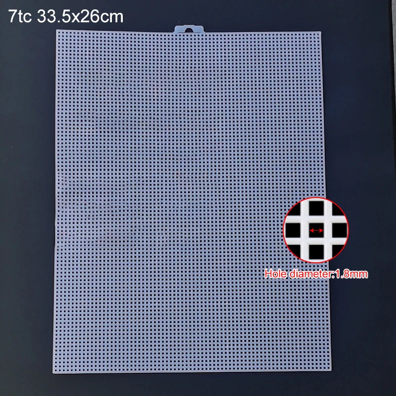 PE Plastic Mesh Canvas Sheet, Size and Grid Options
