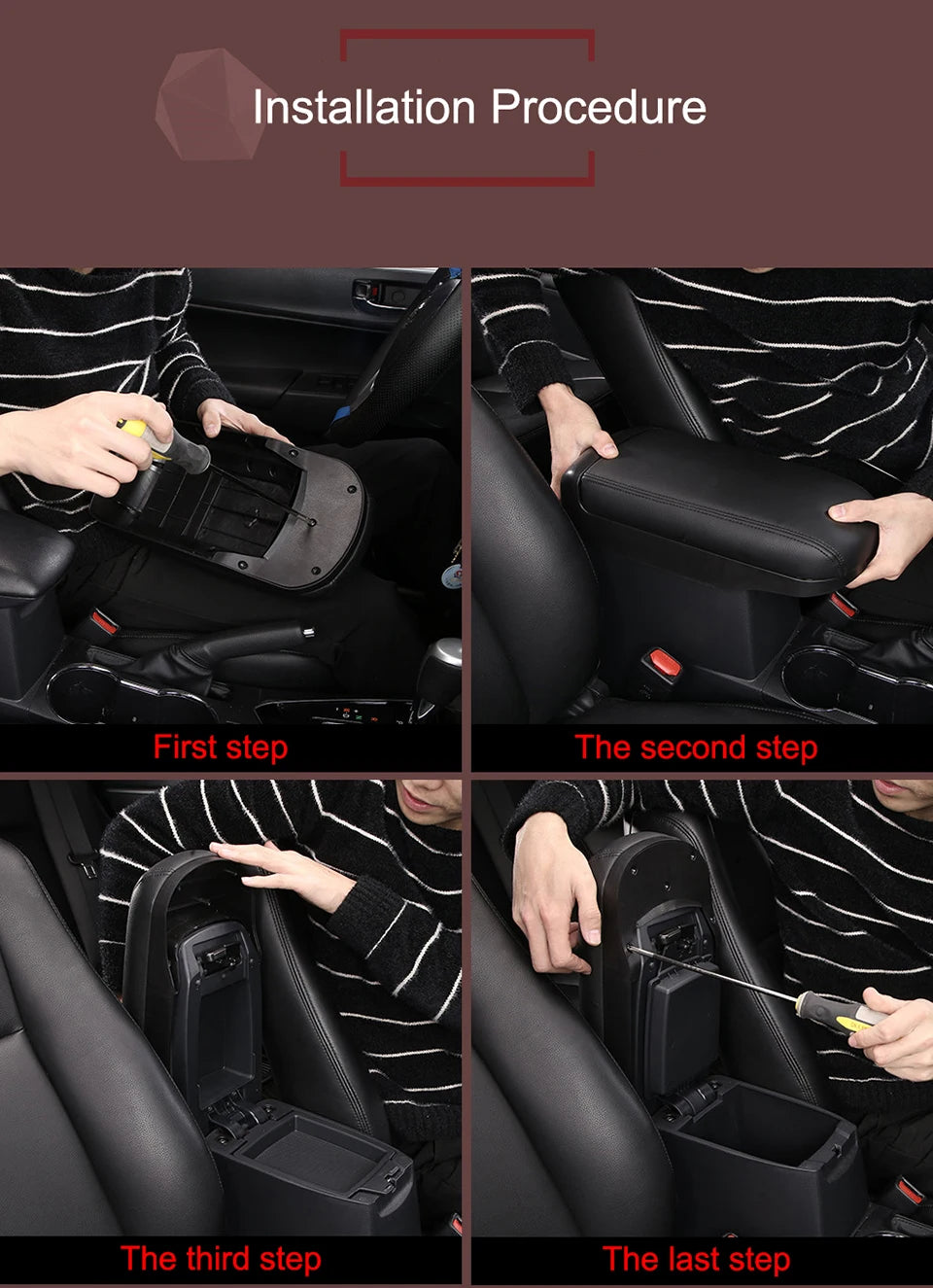 For Toyota Corolla Cross XG10 Car Armrest Box Lifting Pad Interior Modification Auto Product Accessories 2021 2022 2023 2024