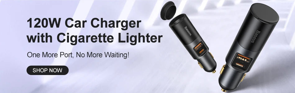 USB Car Charger - USB-A and USB-C Options