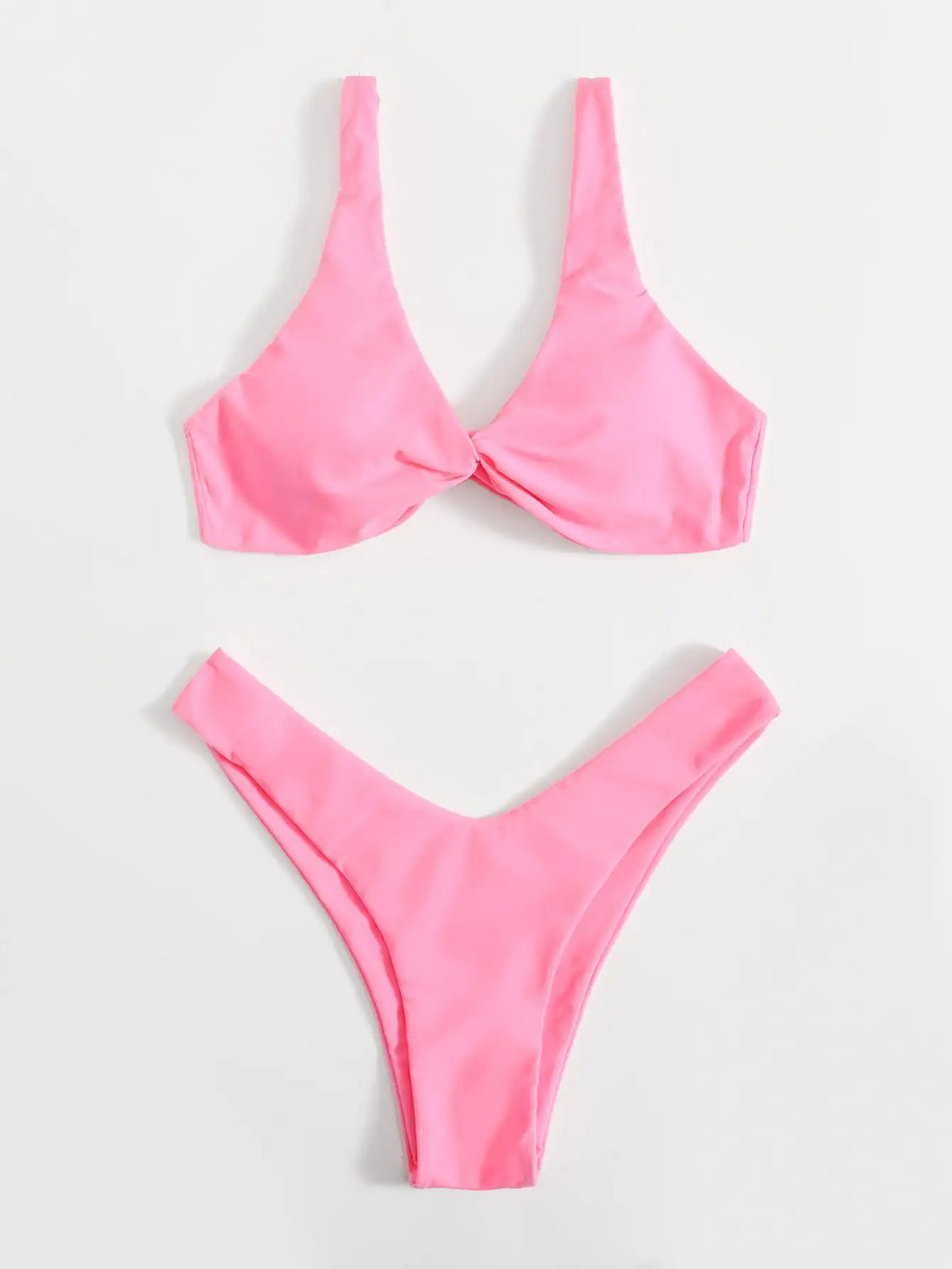 Ensemble de bikini rembourré à nouer pour femme