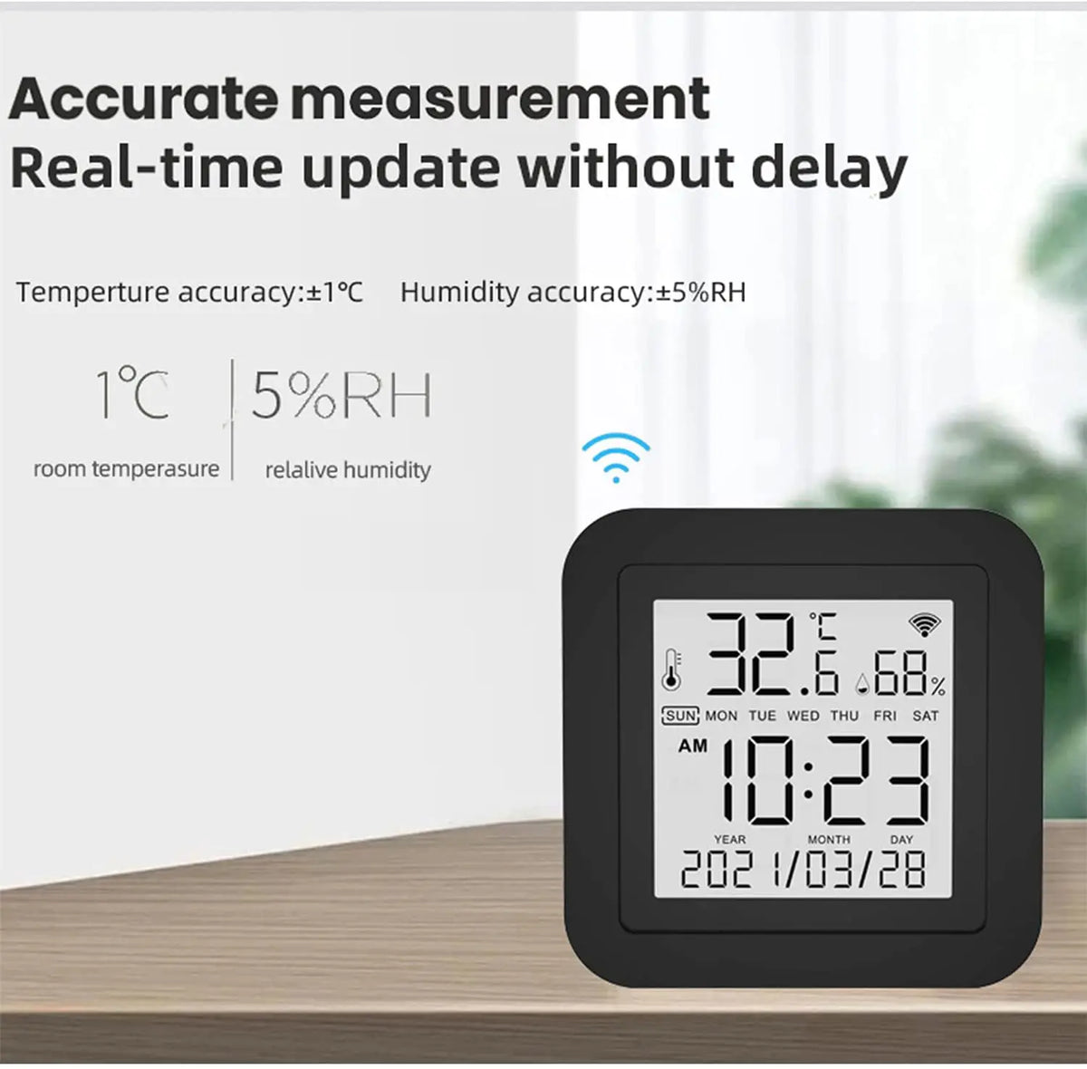 Tuya Wi-Fi IR Controller with Temperature and Humidity Display