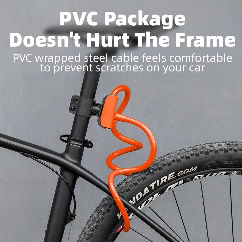 Steel Cable Bike Lock with Keyless Quick Lock