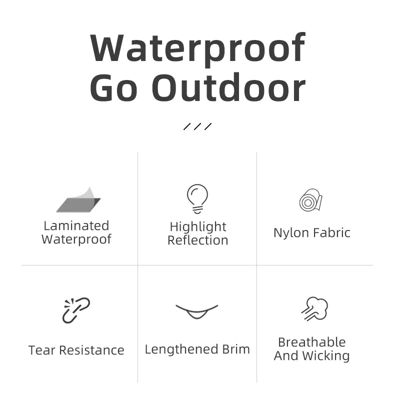 ROCKBROS Cycling Waterproof Jacket Men Breathable Reflective Hooded Raincoat Waterproof Outdoor Sport Windbreaker European Size