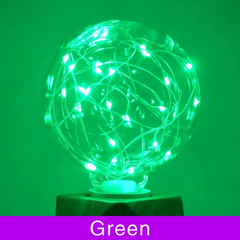 E27 G95 dekoratív LED gömbizzó