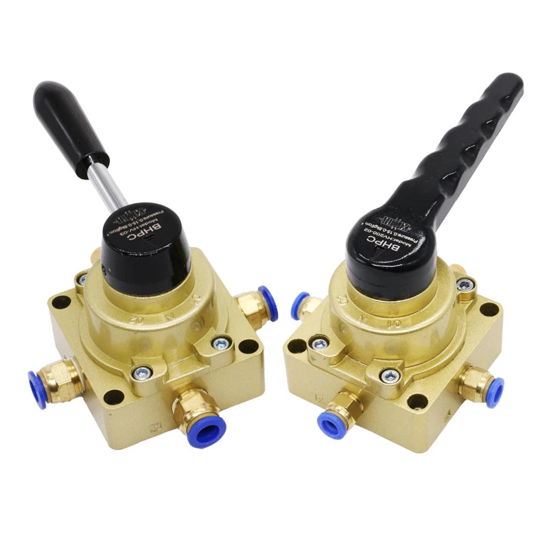 HV-Series Three-Position Four-Way Manual Air Valve