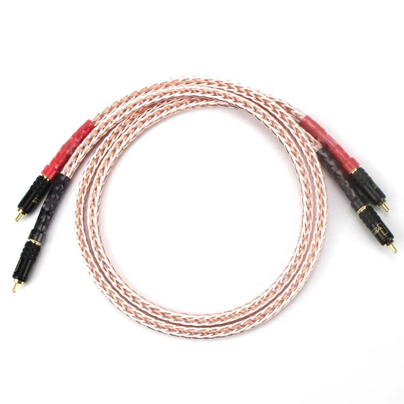 Stereo RCA Audio Cable Pair, 0.5m to 3m
