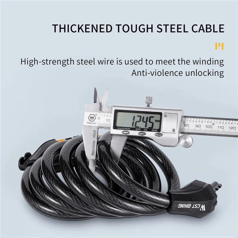 Combination Bicycle Cable Lock