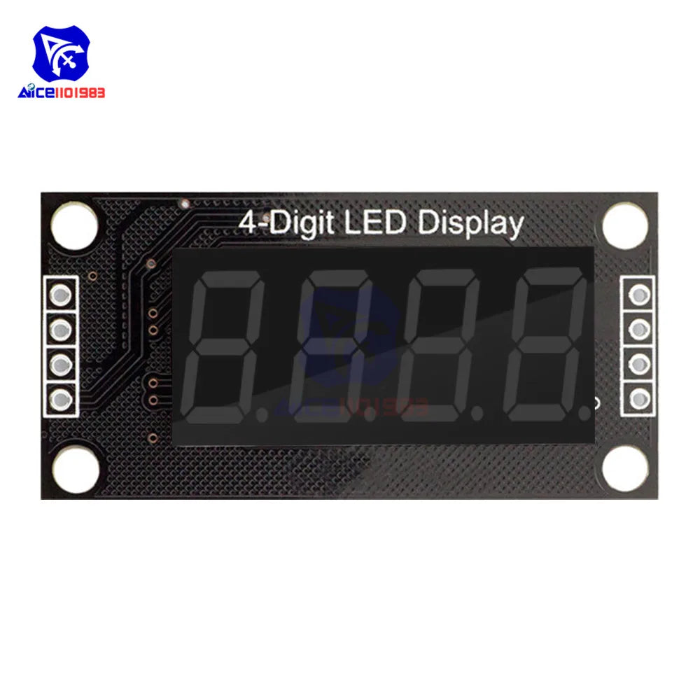 وحدة شاشة LED رباعية الخانات وذات 7 مقاطع TM1637