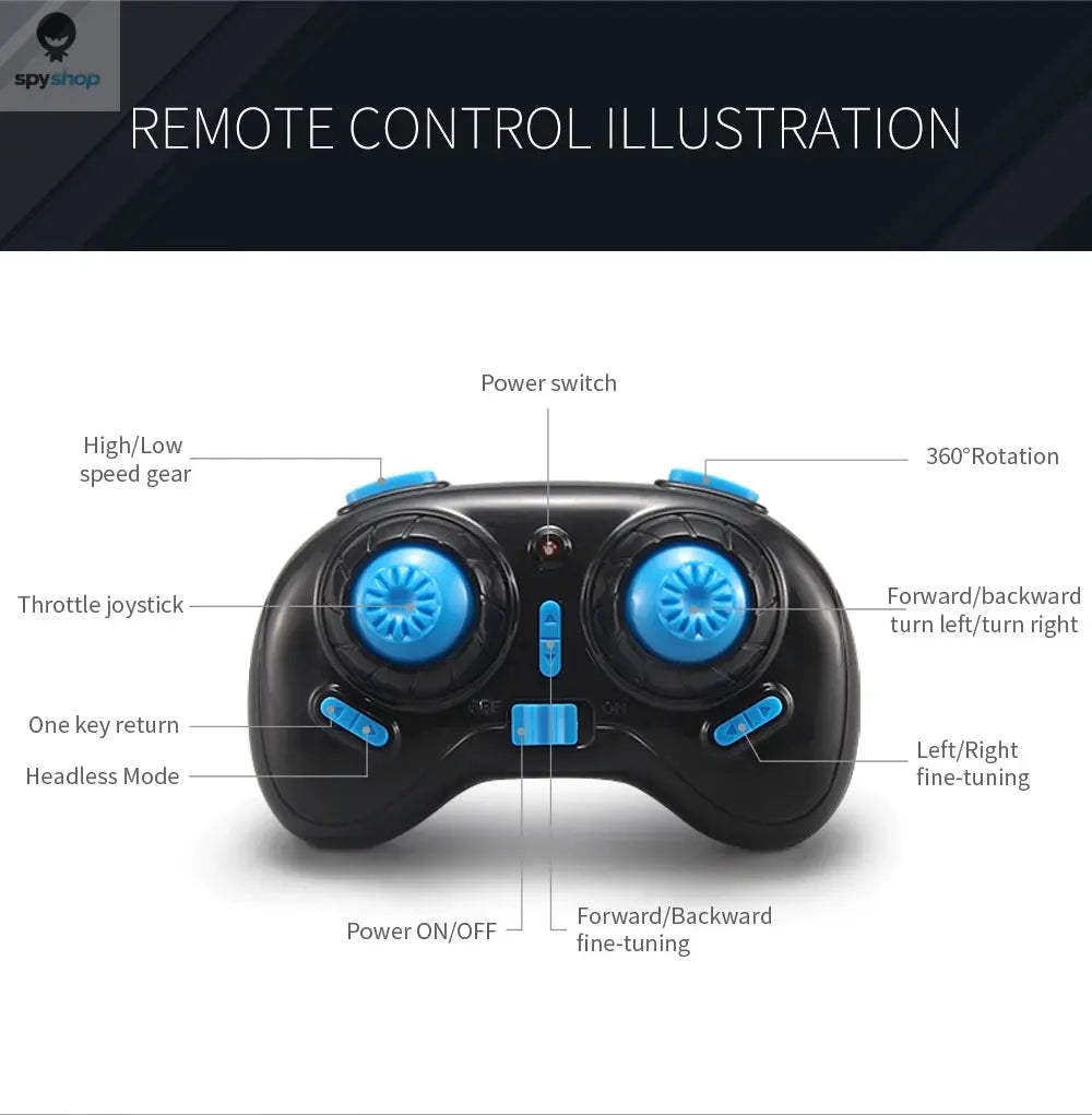 H36 Mini Drone 6-Axis Headless FPV Drones Pocket Remote Control Helicopter Plane RC Dron Quadcopter Toys Christmas Gift for Kids