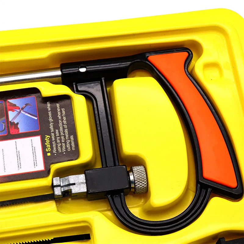 8in1 Saw Multi Purpose Hand DIY Steel Saw Metal Wood Glass Saw Kit 6 Blades Woodworking Metalworking Model Hobby Tool