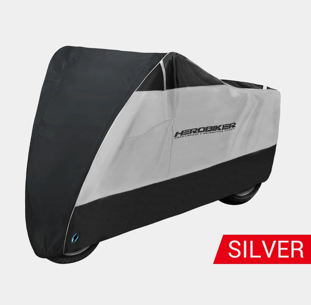 Motorcycle Cover Waterproof Moto Rain Cover Dustproof UV Protective Outdoor Indoor Motocross Scooter Motorbike Cover All Season