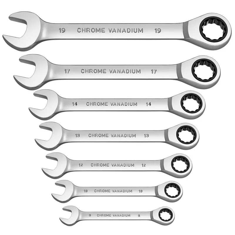 Ratcheting Combination Wrench Sets